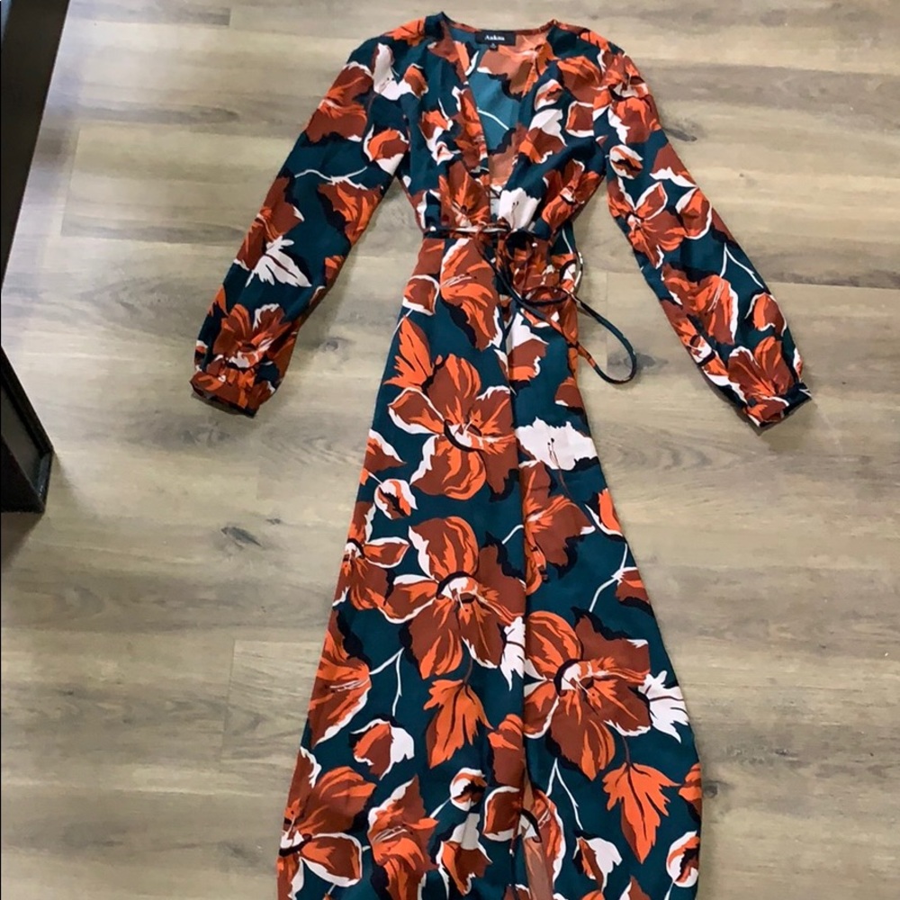Floral Wrap Dress